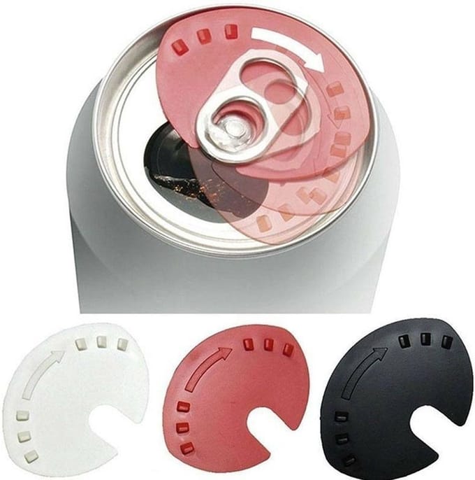 3stuks - Blikjes sluiter - Deksel - Blikjesopener - herbruikbare drankblikjessluiting - Silicone can cover - Blik Afsluiter - professionele blikjes sluiters