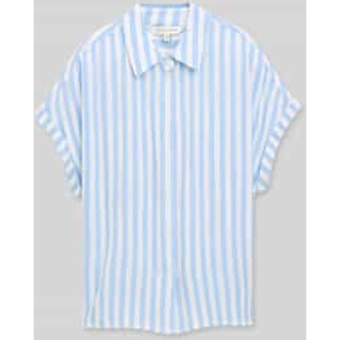 Vloeiende gestreepte blouse dames Tom Tailor