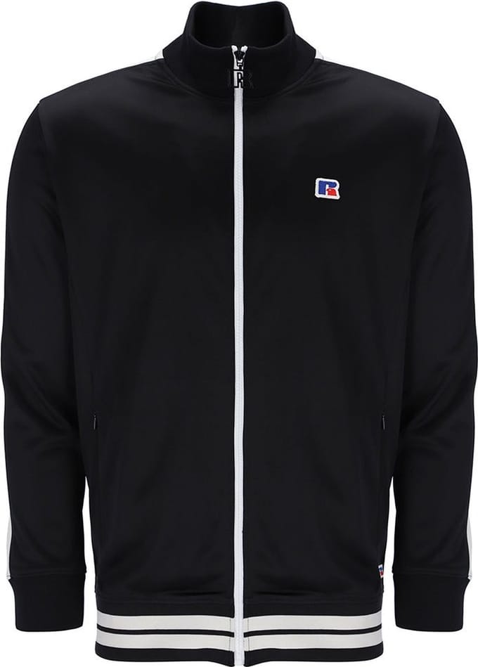 Russell Athletic E36202 Sweatshirt Met Rits Zwart S Man