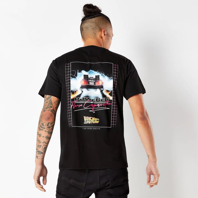 Back To The Future Men's T-Shirt - Zwart - S