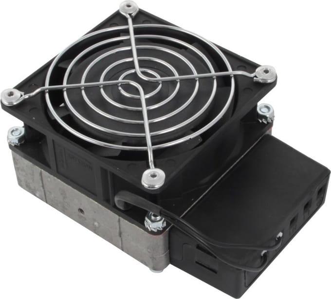DSIT Heater t.b.v. outdoorkasten 100W met ventilator