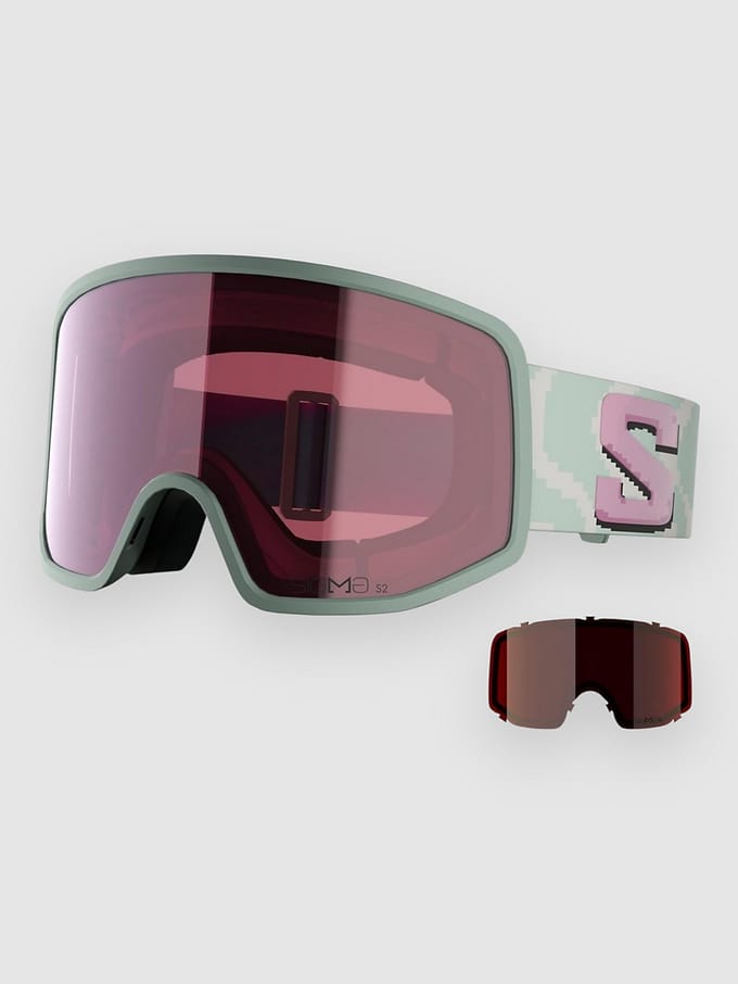 Salomon Sentry Pro S Sigma Iceberg Green Goggle roze