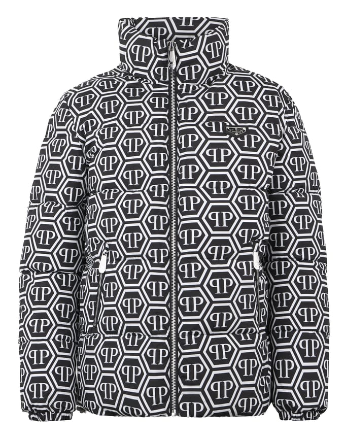 Nylon Puffer Jacket Monogram