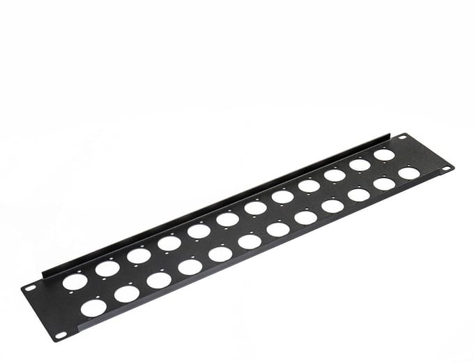 MUSIC STORE 19" XLR Panel Mounting 2U - Rack paneel