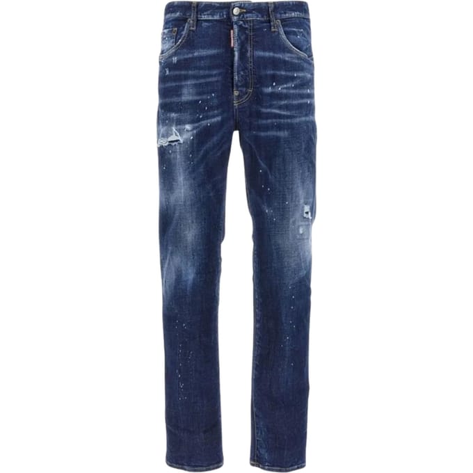 Dsquared2 642 Jeans In Distressed Denim Jeans