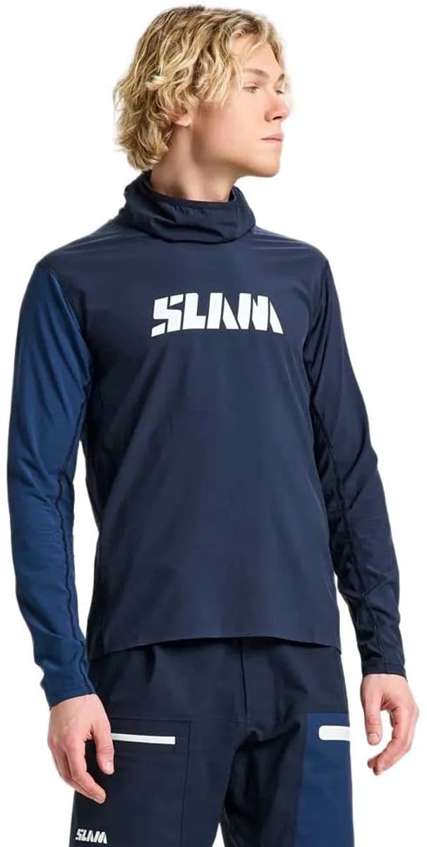 Slam Od Tech Rash Guard Met Lange Mouwen En Capuchon Blauw M Man