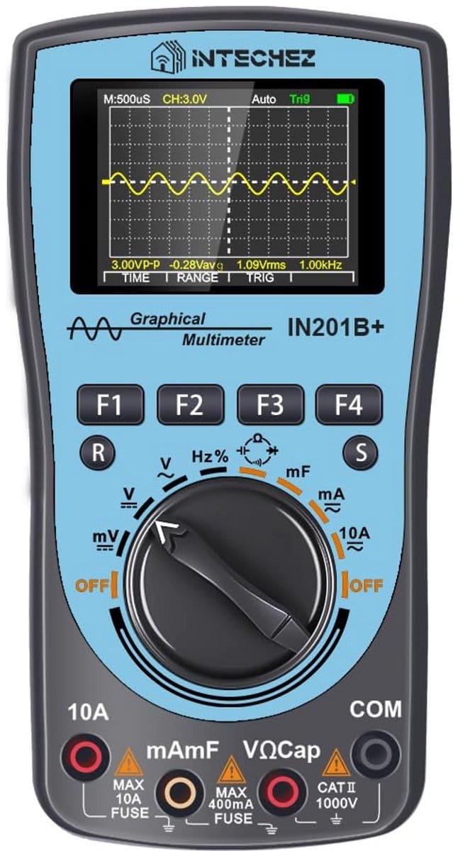 Draagbare Digitale Oscilloscope en Multimeter 2-in-1 met Kleurendisplay - 1 MHz Bandbreedte