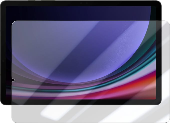 Bestsuit, Flexibel glas Geschikt voor Samsung Galaxy Tab S9 /S9 FE Volledig hechtend Bestsuit, Transparant