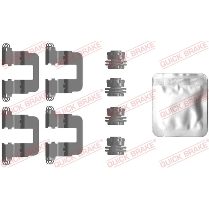 Toebehorenset, schijfremblok QUICK BRAKE 109-0106