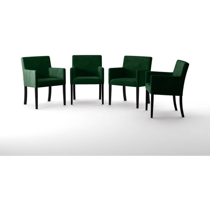 Set van 4 eetkamerstoelen Escape velvet | NADUVI Collection