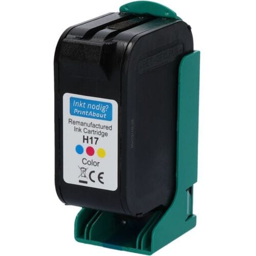 PrintAbout Inktcartridge 17 (C6625A) 3-kleuren geschikt voor HP