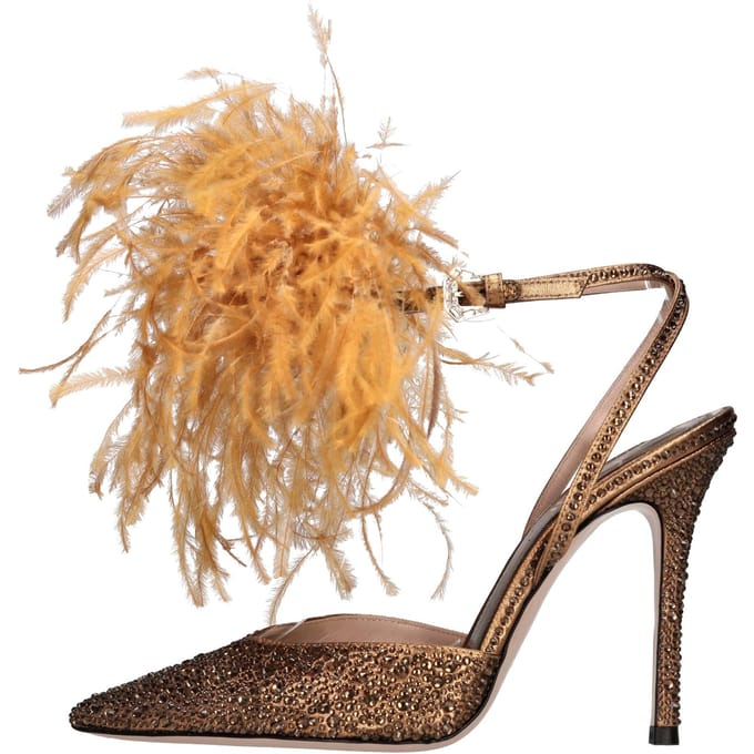 Gedebe Schoenen met bruine hakken