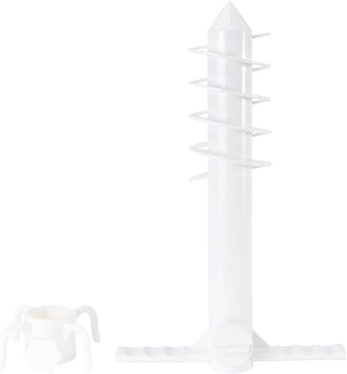 Strandparaplu Anker - Grondpen Set - Stabiele Paraplu - 5 Roterende Hoeken - 2 Stuks - Kunststof
