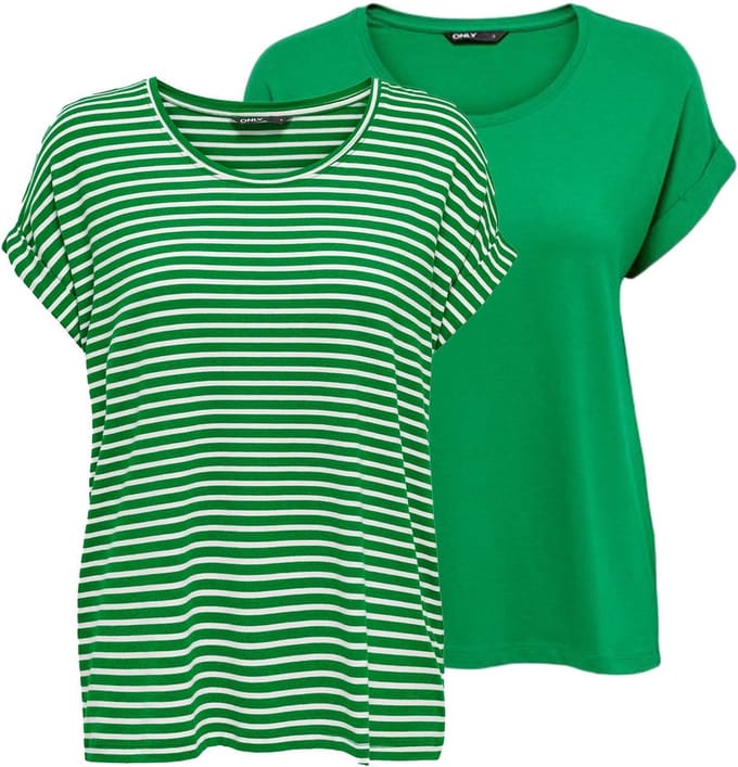 ONLY - ONLMOSTER S/S TOP CS JRS 2PACK - Meisjes - Blouses