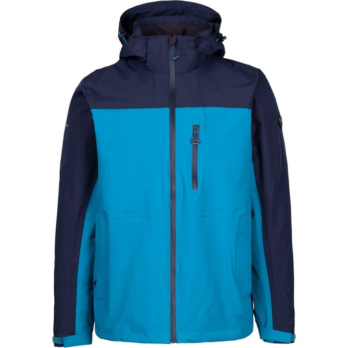 Trespass Heren Curbridge TP75 Waterdichte Jas (Bondi Blauw)