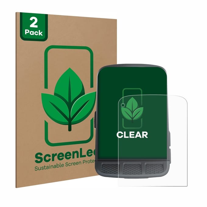 2 Stuks Screenprotector voor Wahoo Elemnt Roam - Hoogwaardige Beschermfolie transparant