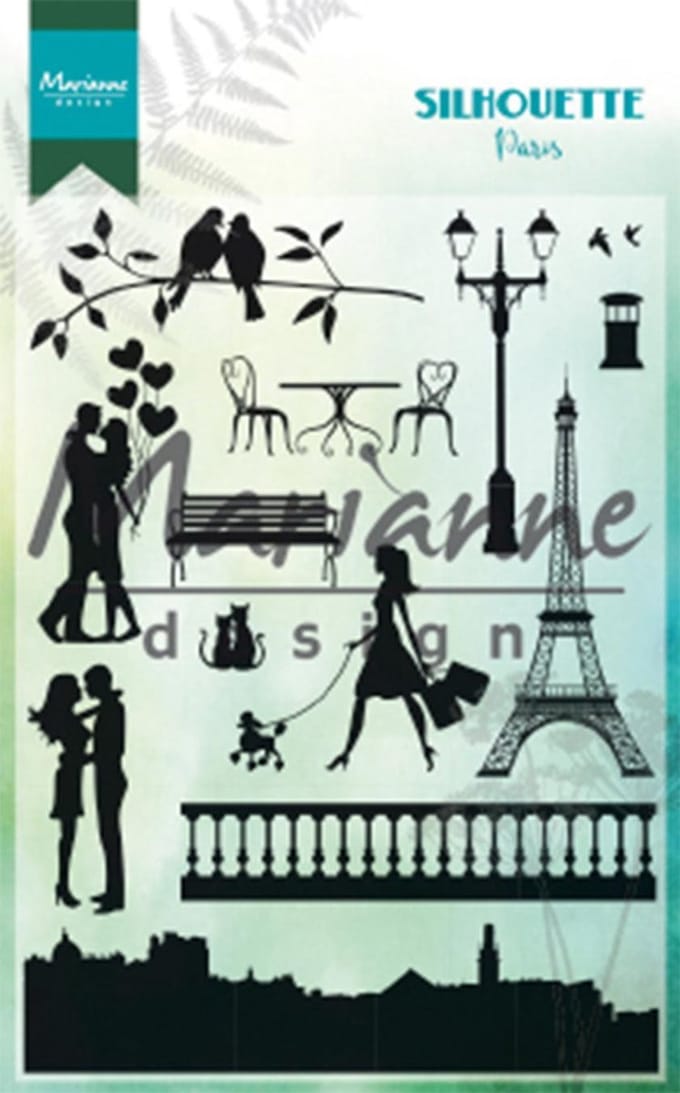 Stempel - Claer stamp - Marianne Design - silhouette Paris