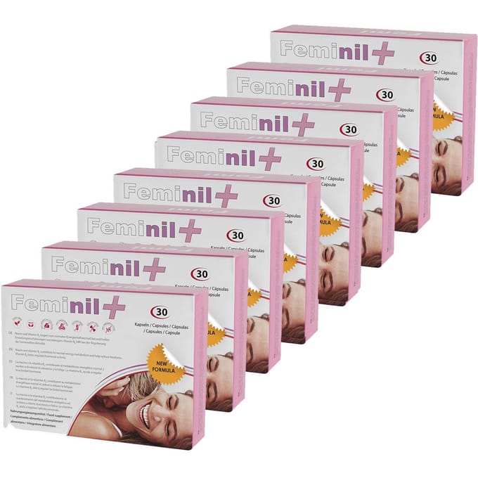 8 dozen FEMINIL, capsules om de libido van de vrouw te verhogen