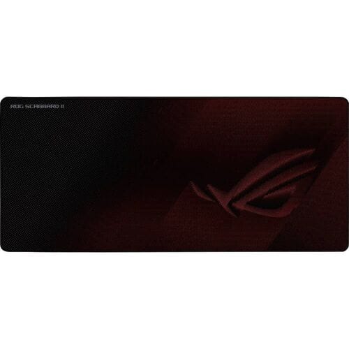 Asus ROG Scabbard II Gaming muismat Stofdicht, Spatwaterdicht Zwart/rood