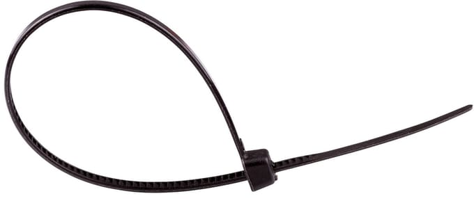 Seco kabelbinders - zwart - 2.5mm x 100mm - 100 stuks - tie wraps