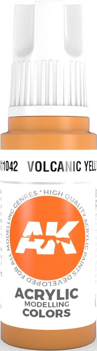 Volcanic Yellow Acrylic Modelling Color - 17ml - AK-11042