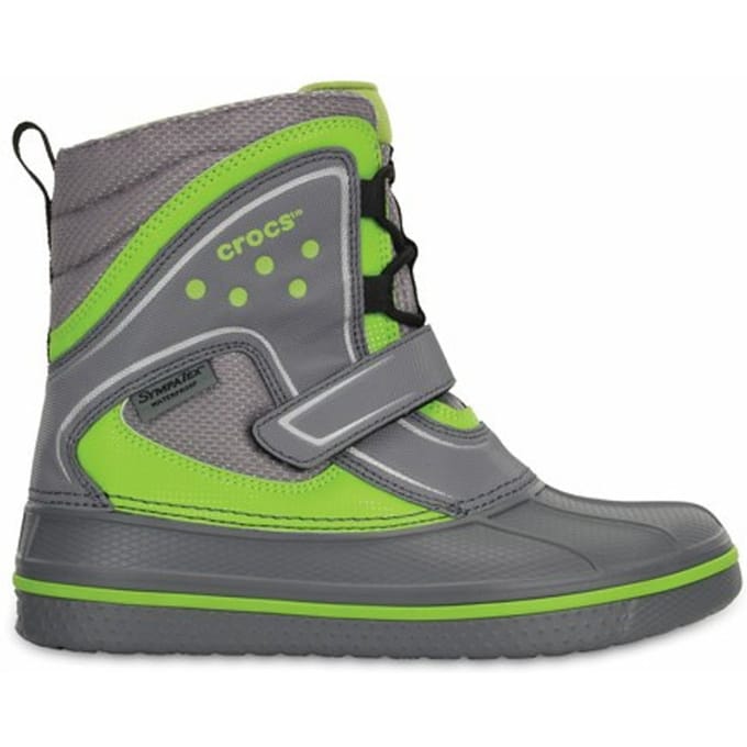 Crocs AllCast Duck Kinderlaarzen Grijs/Groen
