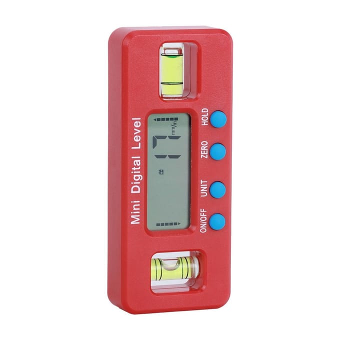Elektronisch Waterpas Meetinstrument Flexibel Draagbaar Magnetische Bodem 100mm voor Gegevens Opslaan0100mm gray