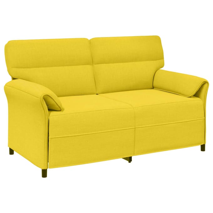 vidaXL - Bank - 100% - polyester - metalen - frame - MDF, - Multiplex