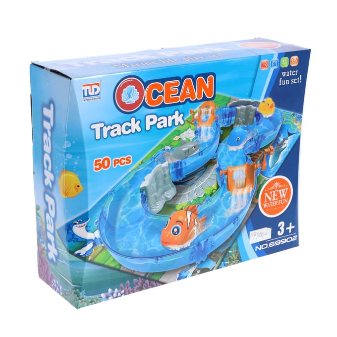 Top1Toys Waterbaan circuit park (blauw, kunststof, )