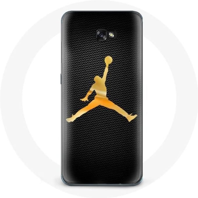 Coque - MANIACASE - Samsung A5 2016 - Jaune - Logo Michael Jordan - Souple jaune
