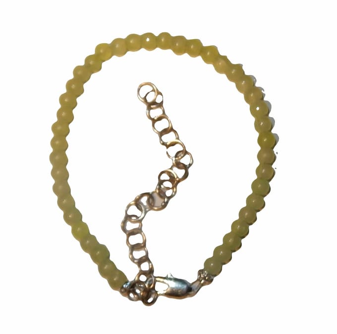 Kralen Armband 4 mm Natuursteen
