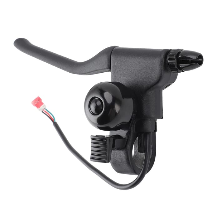 Elektrische Scooter Remhendel Nylon Ergonomisch Antislip Remhendel met Bel voor Doe-het-zelf Vervanging gray