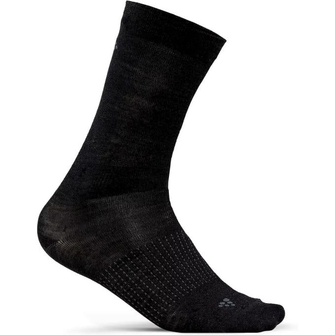 CRAFT - 2-pack wool liner sock - Ov therm alg accessoires - Zwart