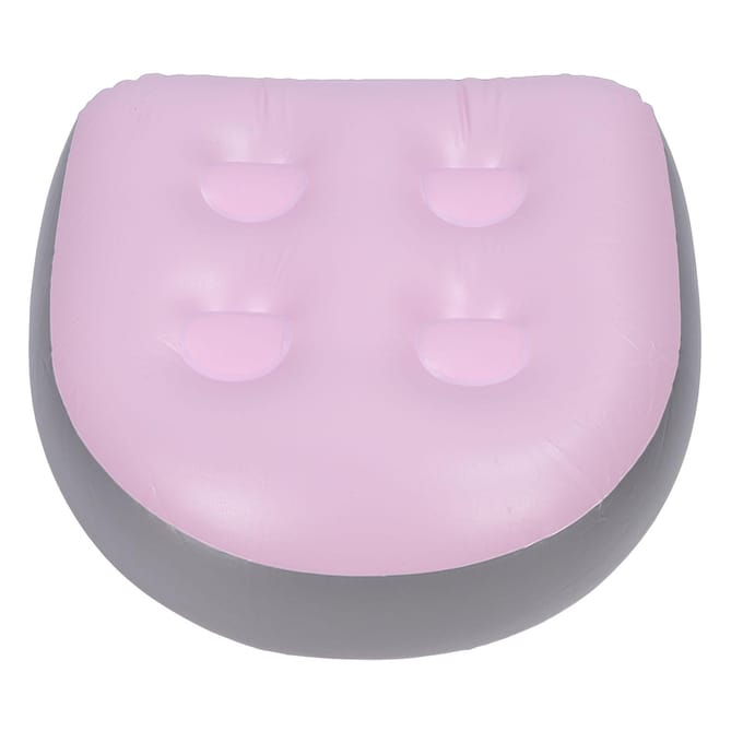 Coussin Gonflable de Spa Tapis de Bain à Remous Résistant à l'Eau Oreiller Dossier de Baignoire pour Baignoires Spas Piscines Roseate
