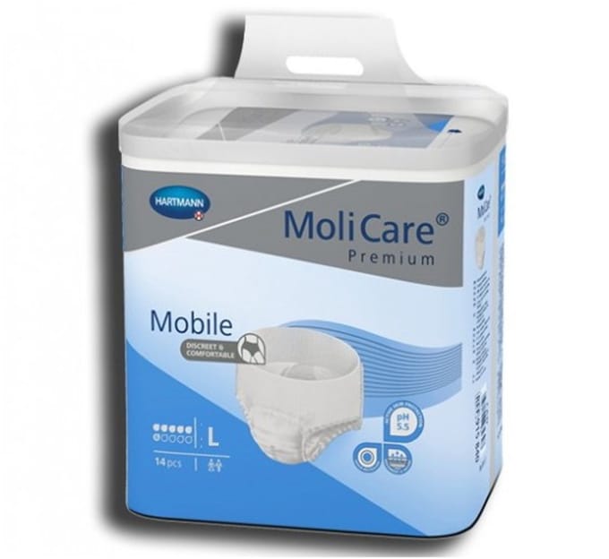 Hartmann MoliCare Mobile 6 druppels Large - Karton van 56 incontinentieslips