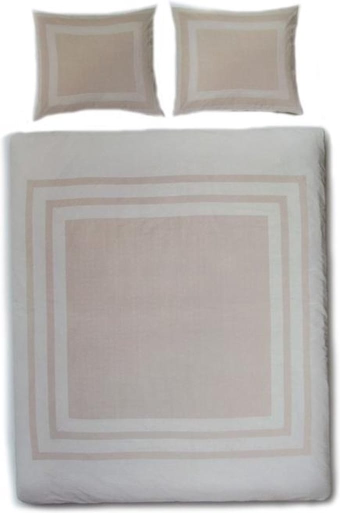Essenza Corduroy Dekbedovertrek - Eenpersoons - 140x200/220 cm - Cream