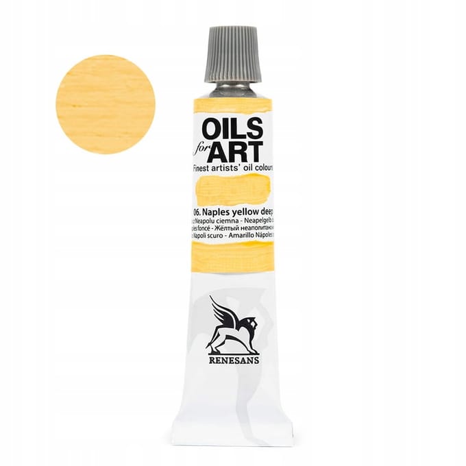 Oliëverf Olej for Art 20 ml - Napolitaans Geel Donker