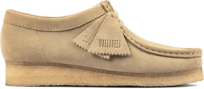 Clarks - WALLABEE - Dames veterschoenen - Kleur: Groen - Maat: 40.5