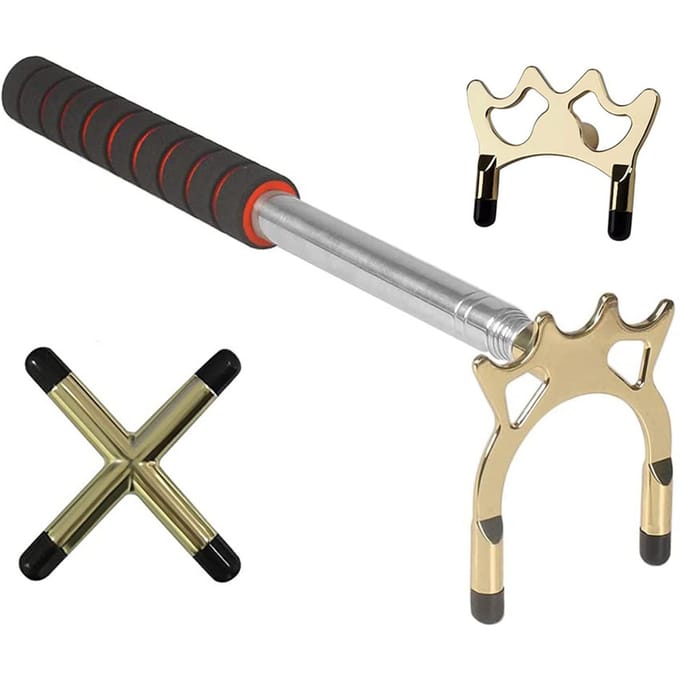 Support de Queue de Billard Rétractable avec Tête de Support Amovible Accessoire pour Queue de Billard beige