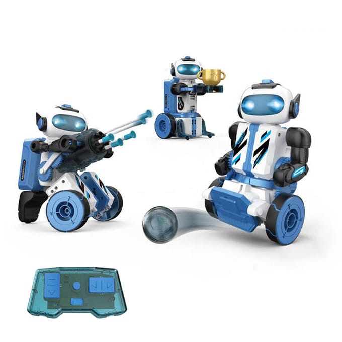 Jouets de construction STEM 4 en 1, robot spatial, blocs de construction éducatifs, 138 pièces, jouets de construction pour enfants 3in1