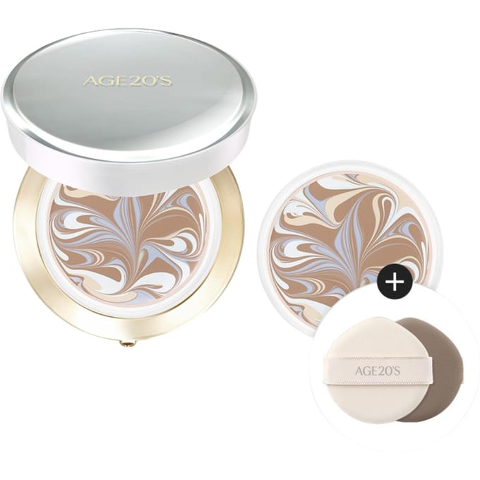 Signature Essence Cover Pact Master Velvet 21 met Navulling 14 g x 2 stuks white