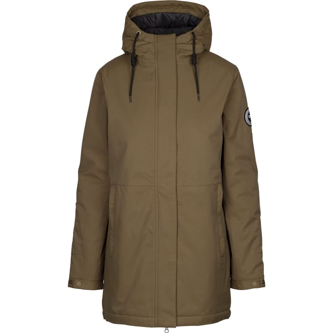 Trespass Dames/Dames Wilma DLX Waterdichte Jas (Donkere Olijf)