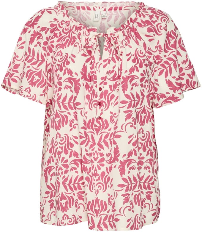 VERO MODA - VMIMMA S/S V-NECK TOP WVN BTQ - Dames - Blouses