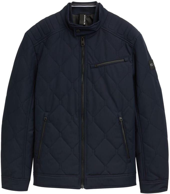 Tom Tailor - Jas - Maat S - Mannen - MARINE - polyester