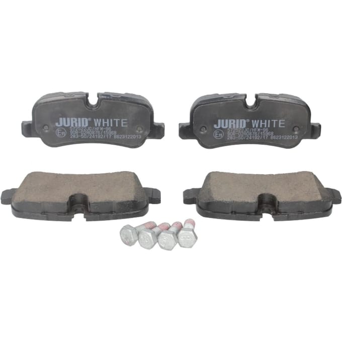 Remblokset JURID WHITE 572522JC, achter, Keramik