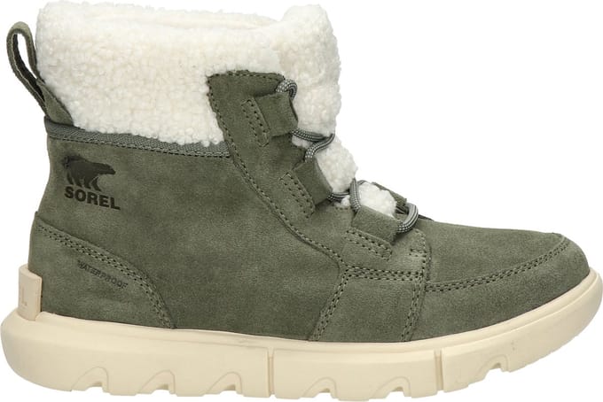 Sorel Explorer Next Carnival dames snowboot - Kaki - Maat 39