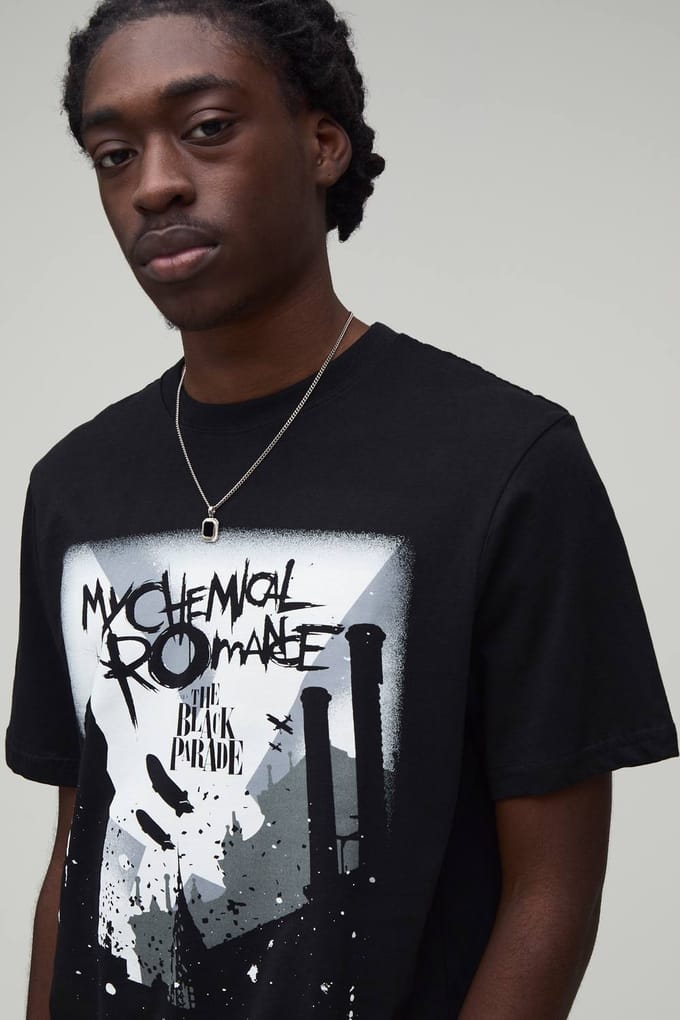 Regular My Chemical Romance Black Parade Licentie Print T-shirt | Size Medium