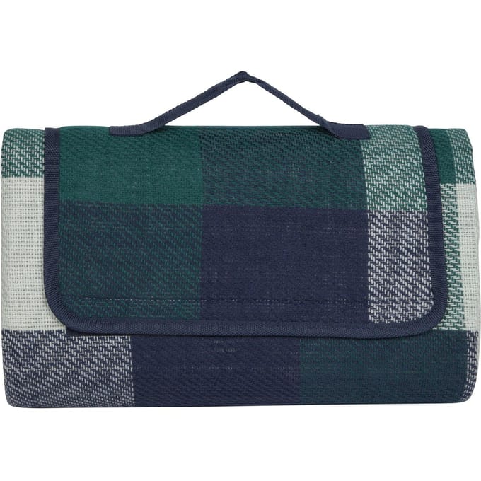 Mountain Warehouse Geruite Picknickmat (Groen)