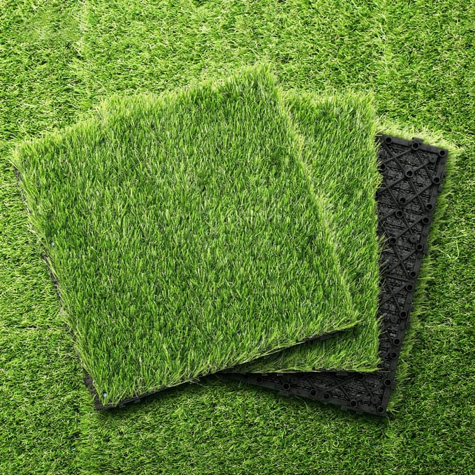 Gras Klik Tegels 30x30 cm 5m² - Terrastegels Balkontegels met Weerbestendigheid