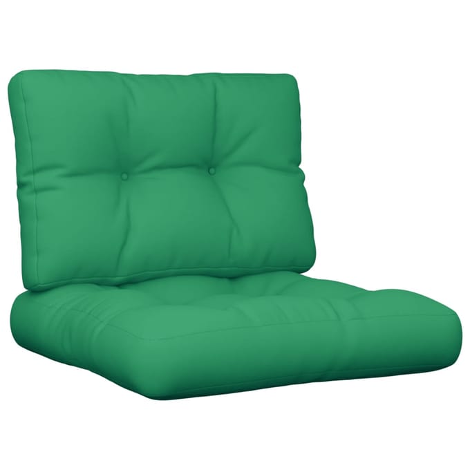 vidaXL - Palletkussens - 2 - st - stof - groen